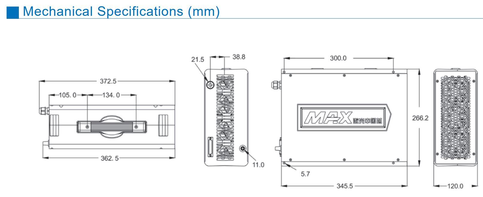 MFPT-50H 50W MOPA Pulsed Fiber Laser